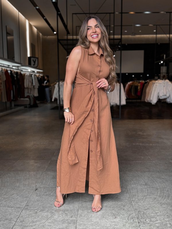 Vestido Botões Luxo - LANÇAMENTO