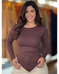Blusa Canelada Bico - LANÇAMENTO