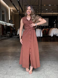 Vestido Botões Luxo - LANÇAMENTO