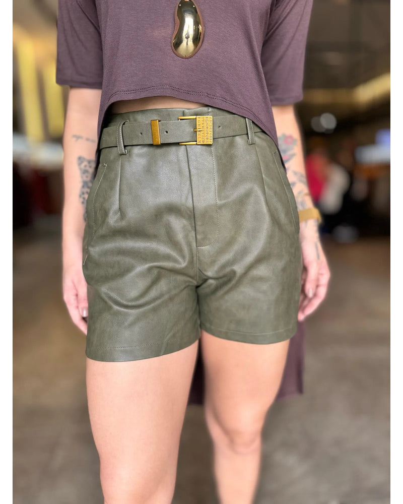 Short Couro Eco Duda - LANÇAMENTO