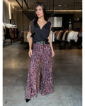 Calça Pantalona Animal Print - LANÇAMENTO