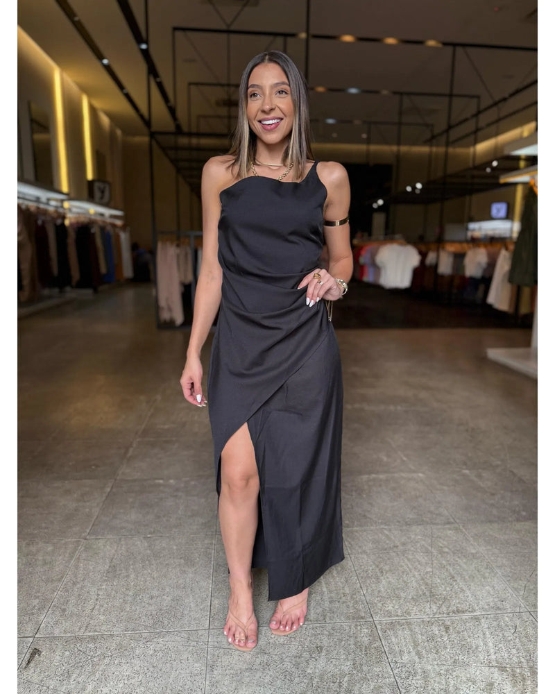 Vestido Luxo Fenda - LANÇAMENTO