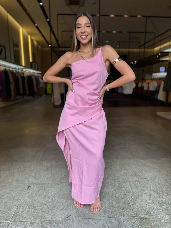 Vestido Luxo Fenda - LANÇAMENTO